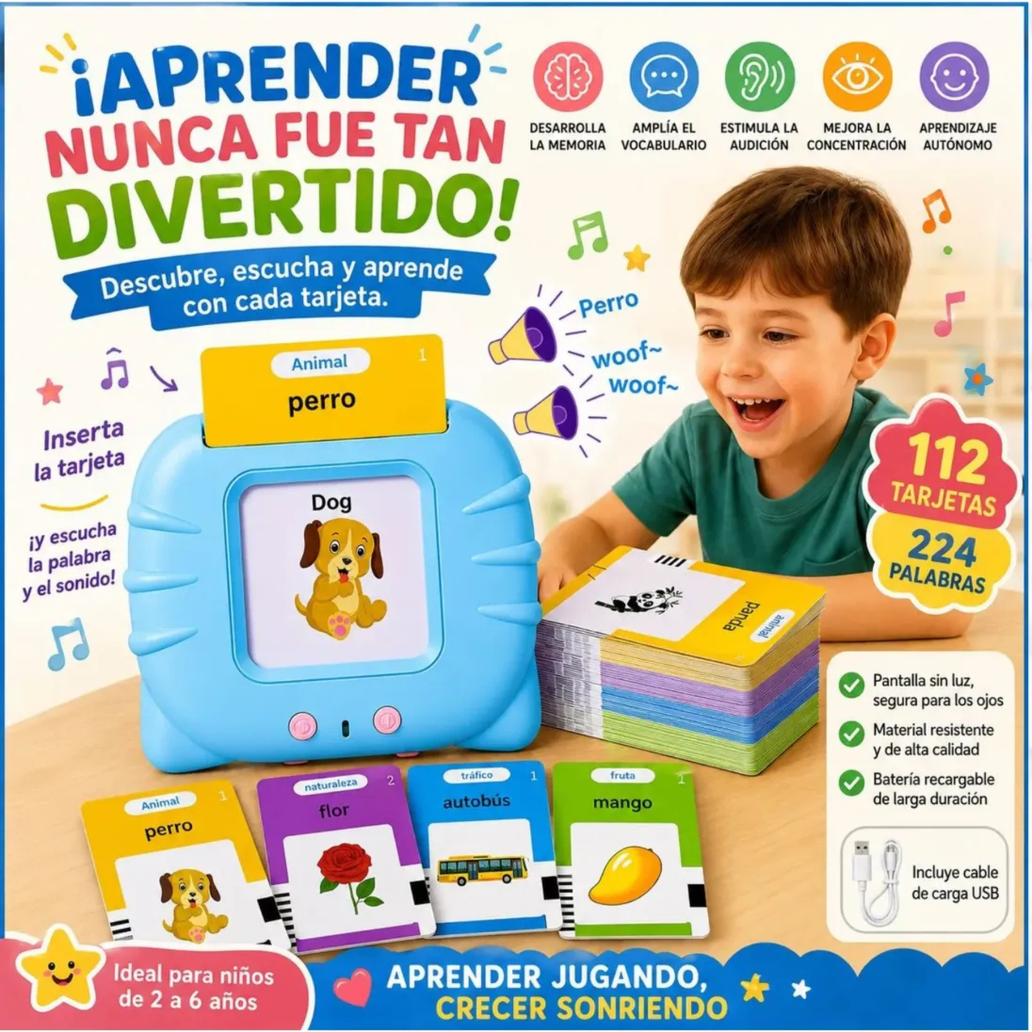 Lector interactivo Inglés Español